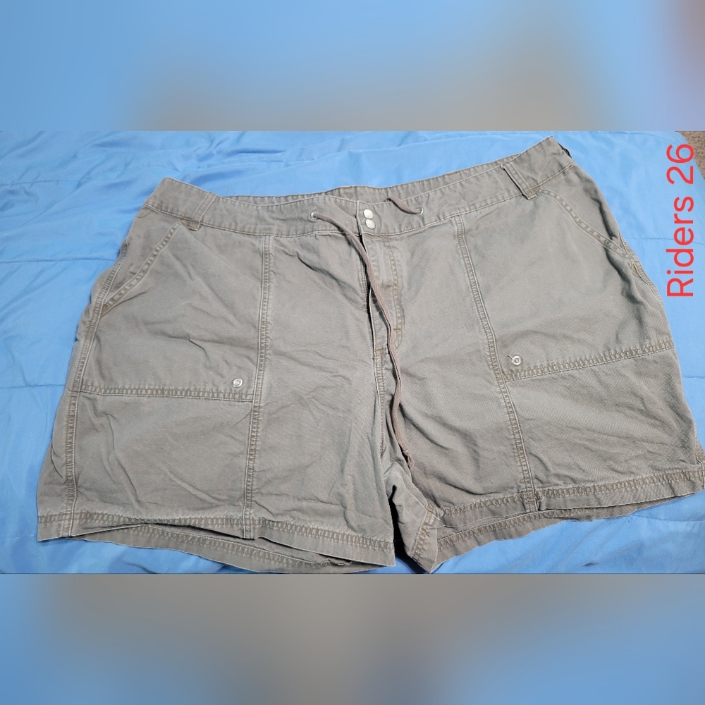 Riders by Lee Olive Green Utility Women's Shorts
